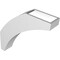 Ekena Millwork 3 1/2-in. W x 16-in. D x 16-in. H Thorton Architectural Grade PVC Knee Brace BRCP035X16X16THR - alternate 5